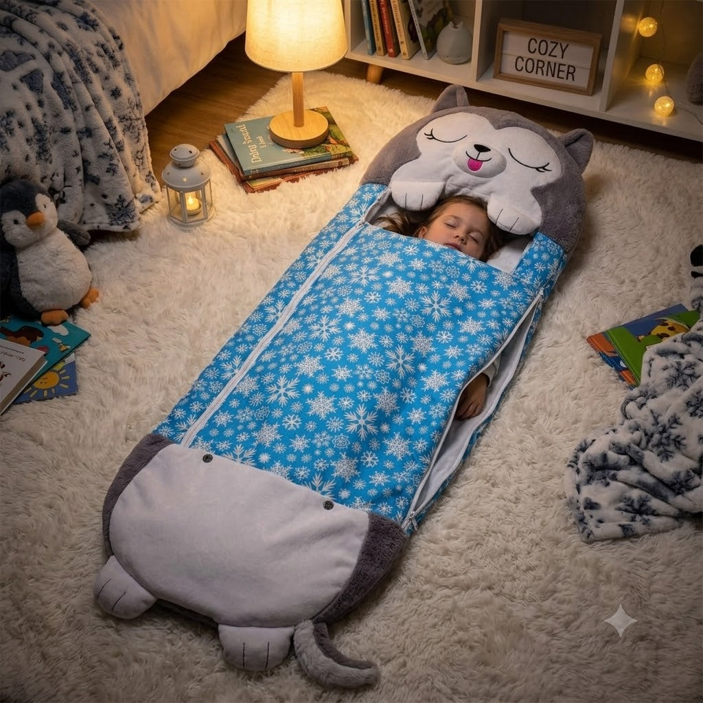 Saco de Dormir 2 en 1 Diseño Lobo