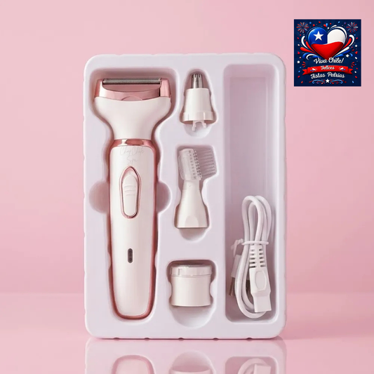 Depiladora Facial y Corporal 4en1 – Recargable