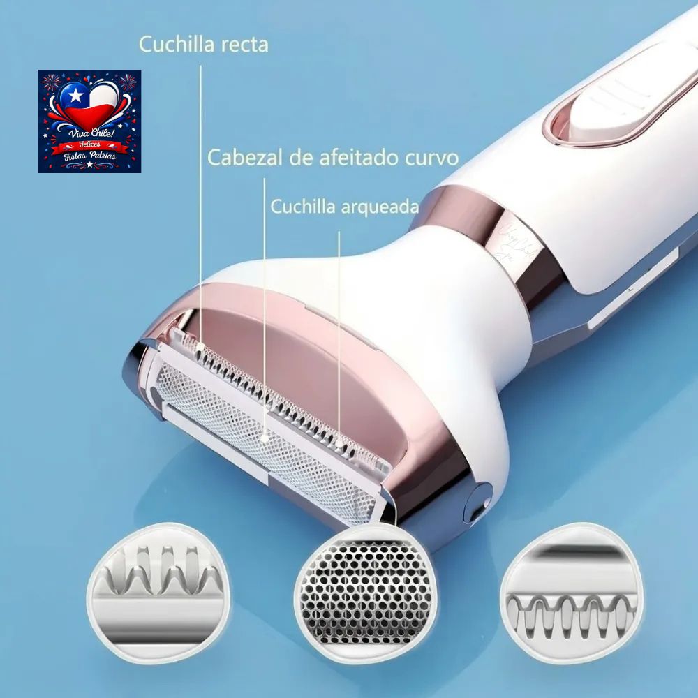 Depiladora Facial y Corporal 4en1 – Recargable