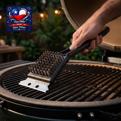 Limpiador de Parrilla Cerdas de Acero