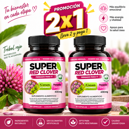 Super Red Clover   ¡Lleva 2 y pagas 1!