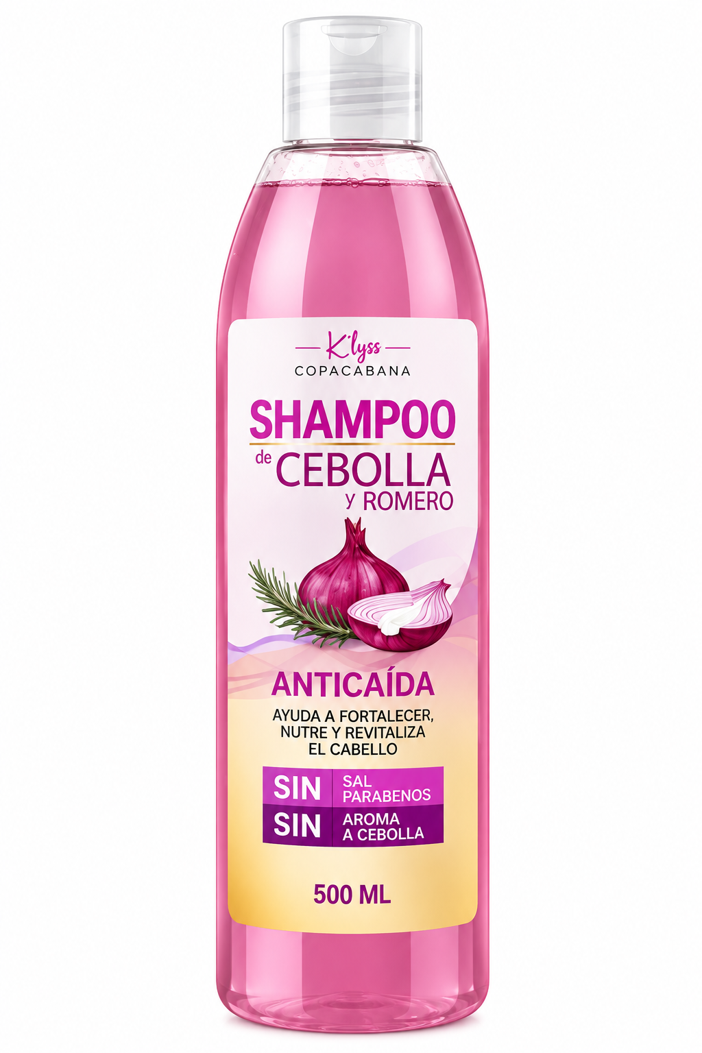 Shampoo De Cebolla Y Romero
