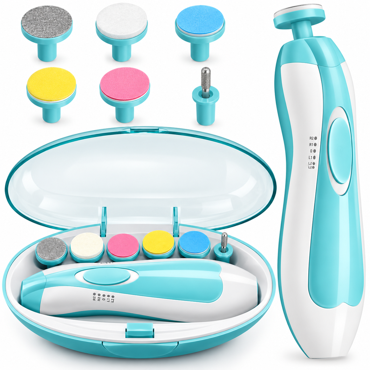 Limador de Uñas Para Bebe 6 en 1