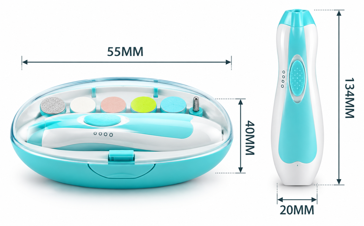 Limador de Uñas Para Bebe 6 en 1